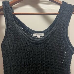 Madewell Classic Black Sweater tank - size XS